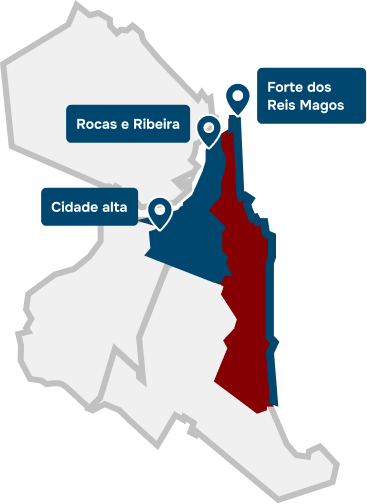 Mapa Zona Leste